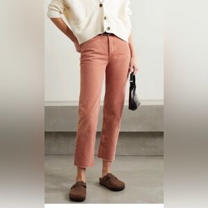 RE/DONE 70s Ultra High Rise Stove Pipe Denim Jeans in Washed Clay Sz#25
